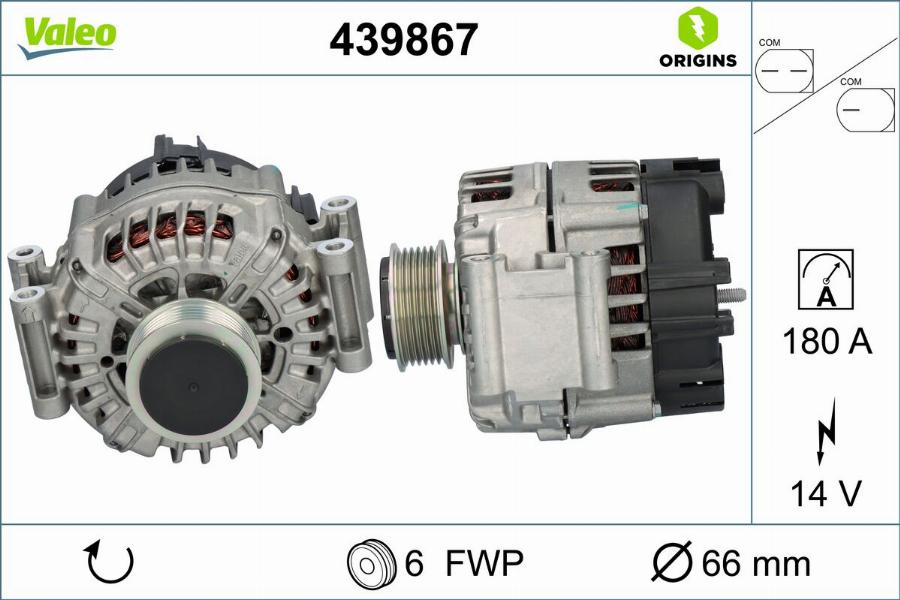 Valeo 439867 - Alternatore autozon.pro