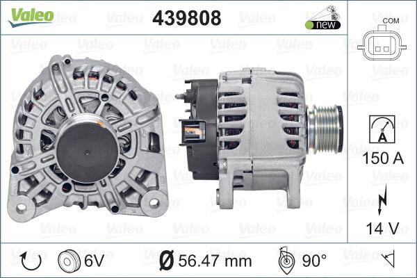 Valeo 439808 - Alternatore autozon.pro