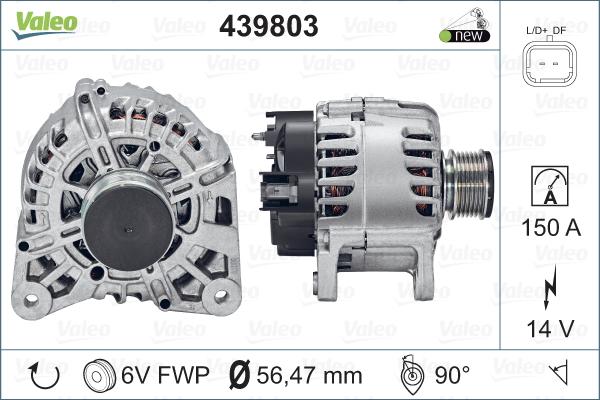 Valeo 439803 - Alternatore autozon.pro