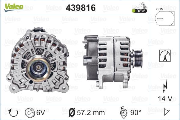 Valeo 439816 - Alternatore autozon.pro