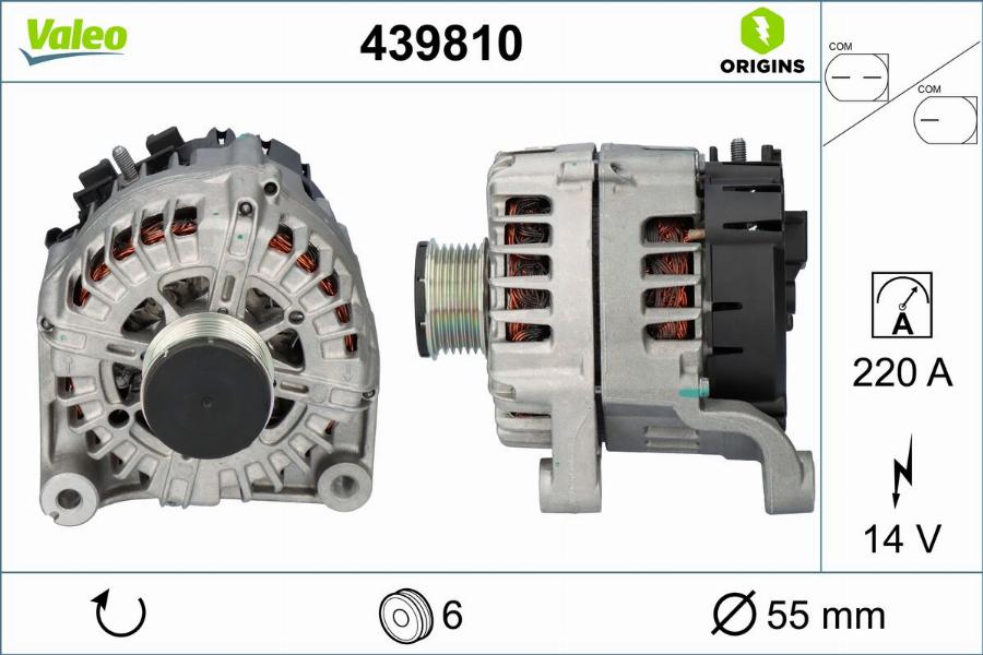 Valeo 439810 - Alternatore autozon.pro