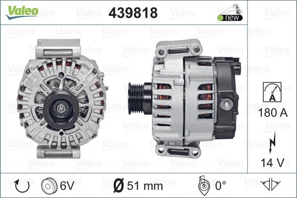 Valeo 439818 - Alternatore autozon.pro