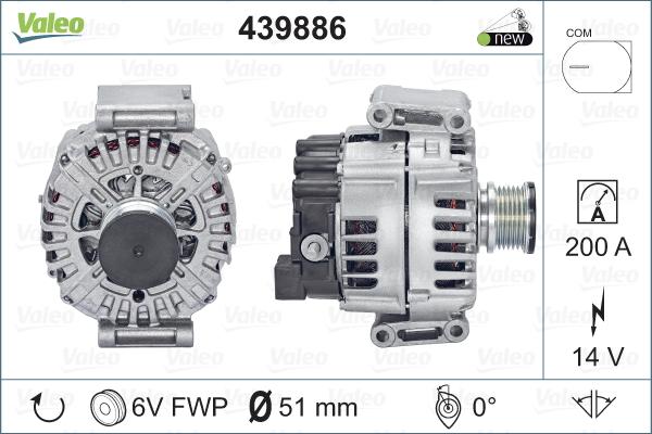 Valeo 439886 - Alternatore autozon.pro