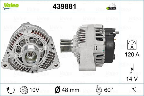 Valeo 439881 - Alternatore autozon.pro