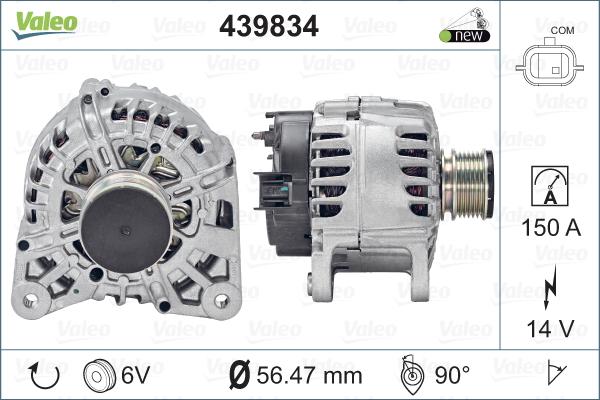 Valeo 439834 - Alternatore autozon.pro