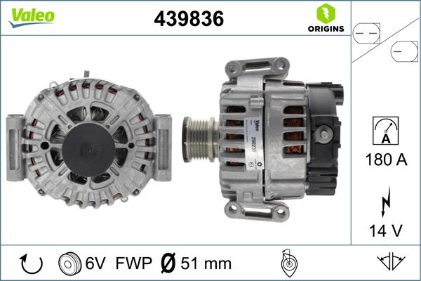 Valeo 439836 - Alternatore autozon.pro