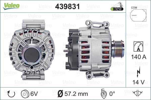 Valeo 439831 - Alternatore autozon.pro