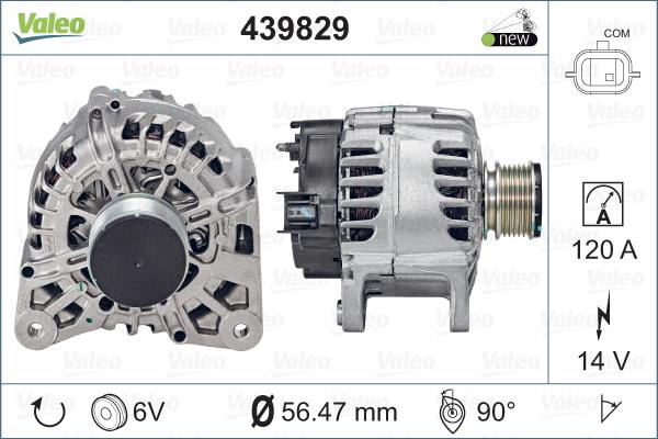 Valeo 439829 - Alternatore autozon.pro