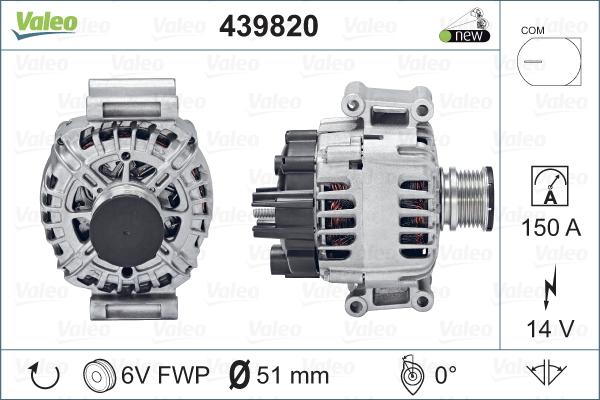 Valeo 439820 - Alternatore autozon.pro