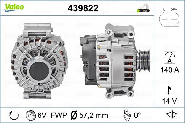 Valeo 439822 - Alternatore autozon.pro