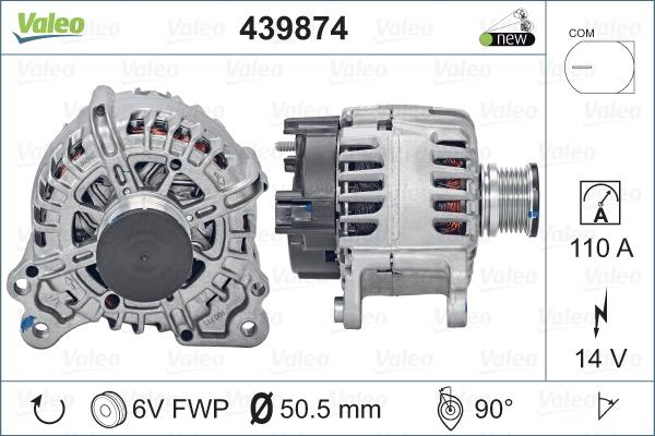 Valeo 439874 - Alternatore autozon.pro