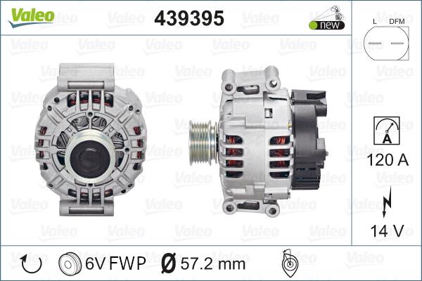 Valeo 439395 - Alternatore autozon.pro