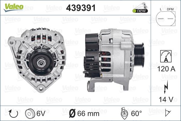 Valeo 439391 - Alternatore autozon.pro