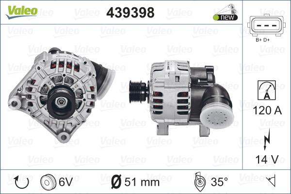 Valeo 439398 - Alternatore autozon.pro