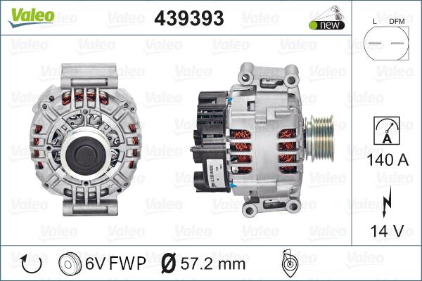 Valeo 439393 - Alternatore autozon.pro