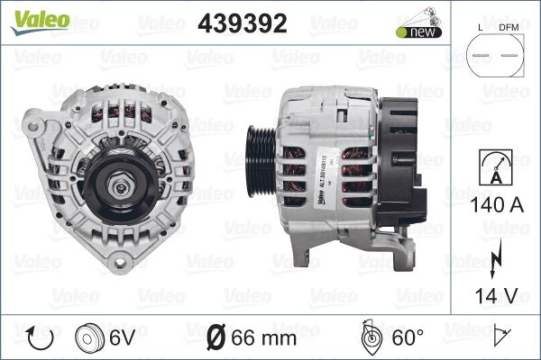 Valeo 439392 - Alternatore autozon.pro