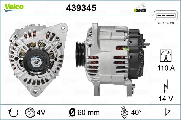 Valeo 439345 - Alternatore autozon.pro