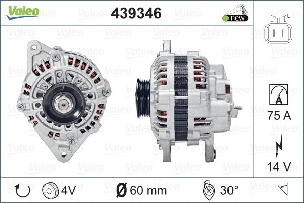 Valeo 439346 - Alternatore autozon.pro