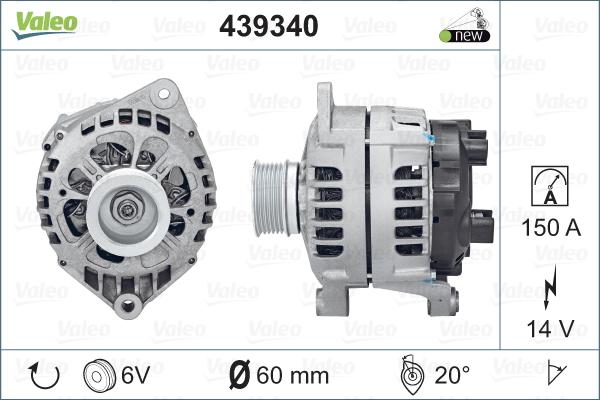 Valeo 439340 - Alternatore autozon.pro