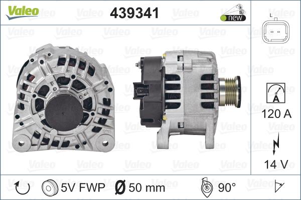 Valeo 439341 - Alternatore autozon.pro