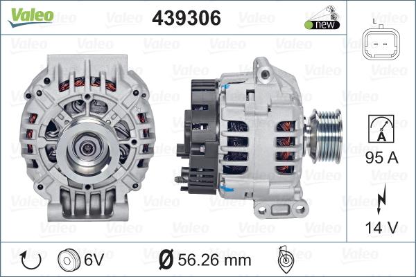 Valeo 439306 - Alternatore autozon.pro