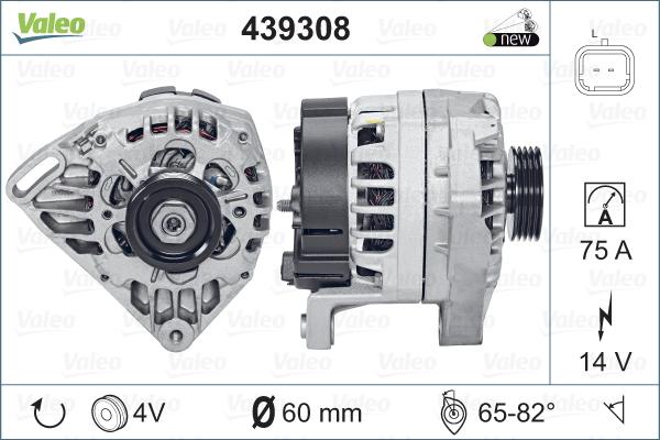 Valeo 439308 - Alternatore autozon.pro