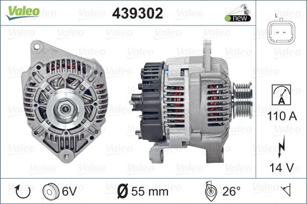 Valeo 439302 - Alternatore autozon.pro