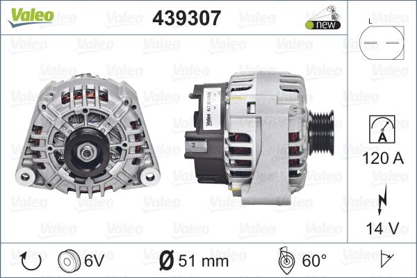 Valeo 439307 - Alternatore autozon.pro