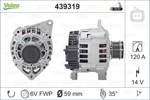 Valeo 439319 - Alternatore autozon.pro