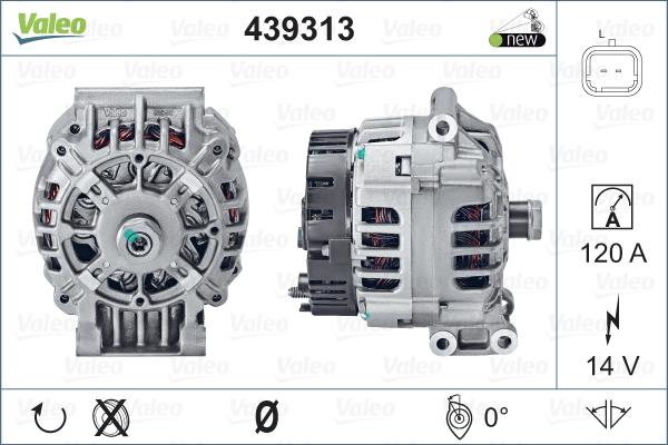 Valeo 439313 - Alternatore autozon.pro