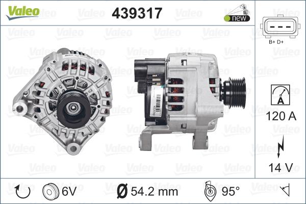 Valeo 439317 - Alternatore autozon.pro