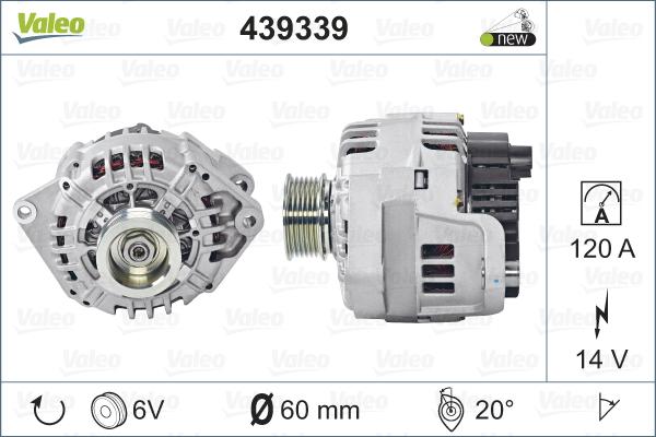 Valeo 439339 - Alternatore autozon.pro