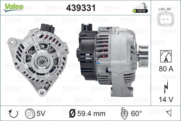 Valeo 439331 - Alternatore autozon.pro