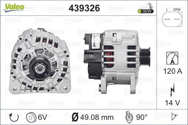 Valeo 439326 - Alternatore autozon.pro