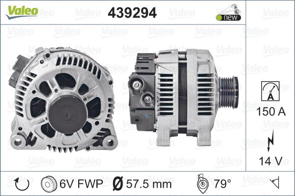 Valeo 439294 - Alternatore autozon.pro