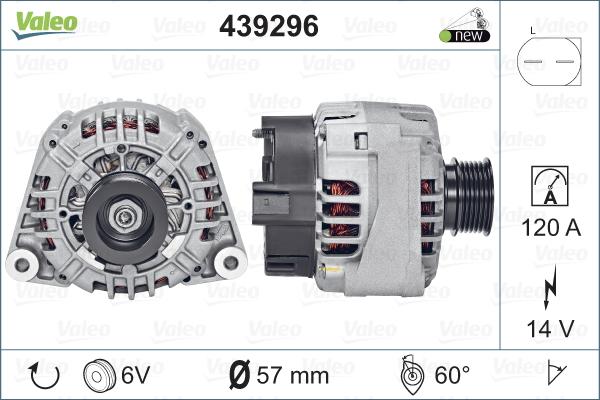 Valeo 439296 - Alternatore autozon.pro