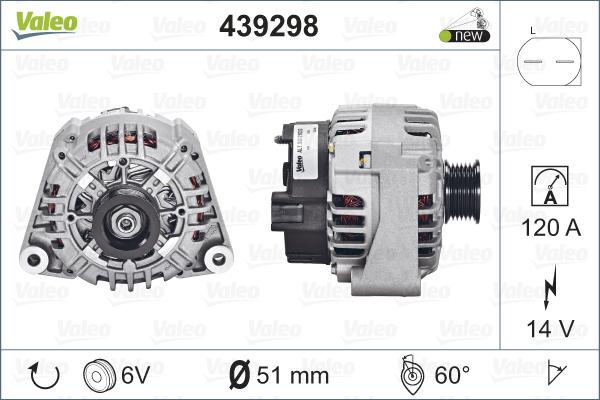 Valeo 439298 - Alternatore autozon.pro