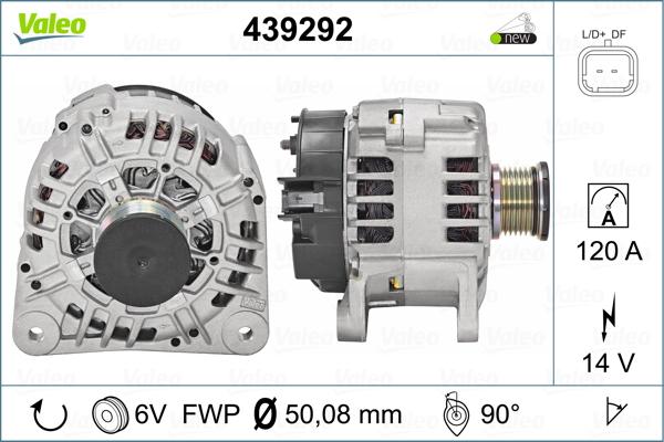 Valeo 439292 - Alternatore autozon.pro