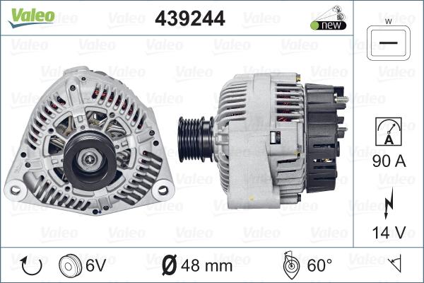 Valeo 439244 - Alternatore autozon.pro