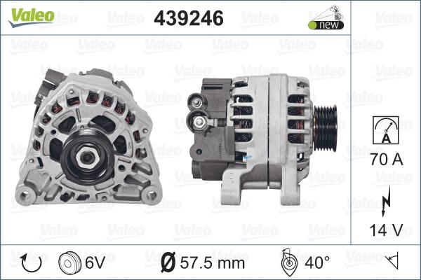 Valeo 439246 - Alternatore autozon.pro