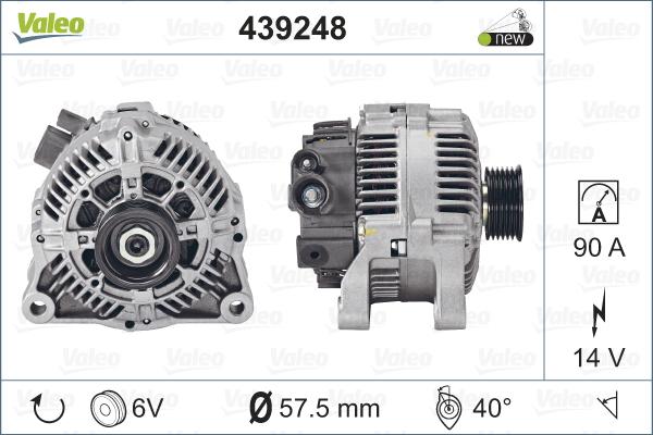 Valeo 439248 - Alternatore autozon.pro