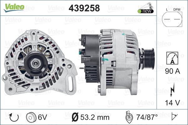 Valeo 439258 - Alternatore autozon.pro