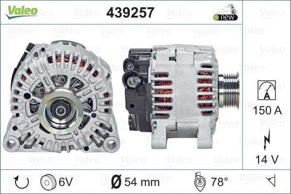 Valeo 439257 - Alternatore autozon.pro