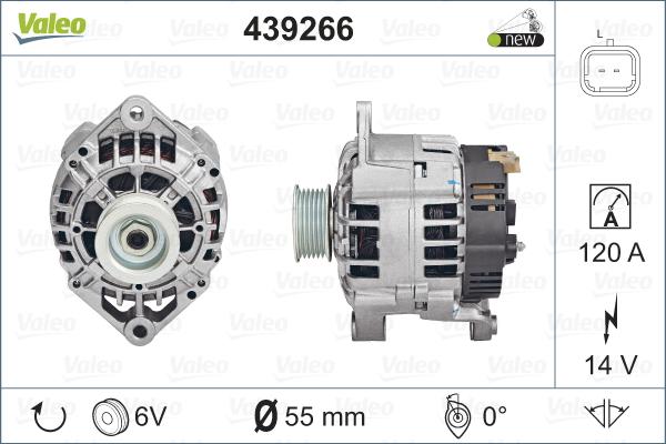 Valeo 439266 - Alternatore autozon.pro