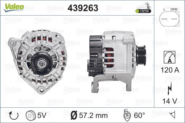 Valeo 439263 - Alternatore autozon.pro