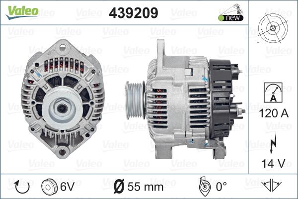 Valeo 439209 - Alternatore autozon.pro