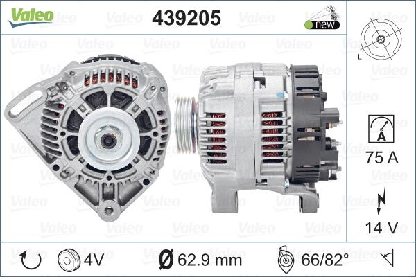 Valeo 439205 - Alternatore autozon.pro