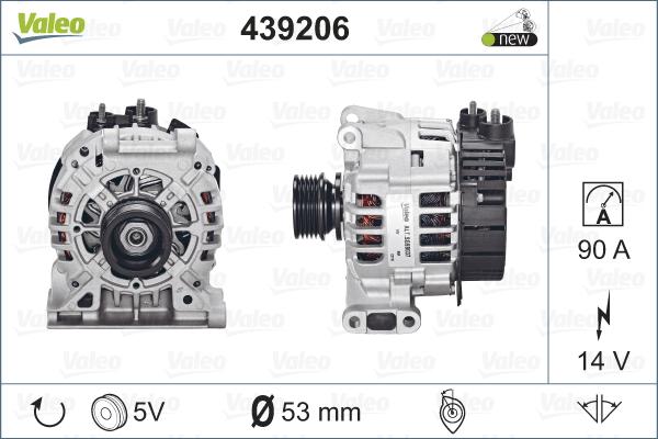 Valeo 439206 - Alternatore autozon.pro