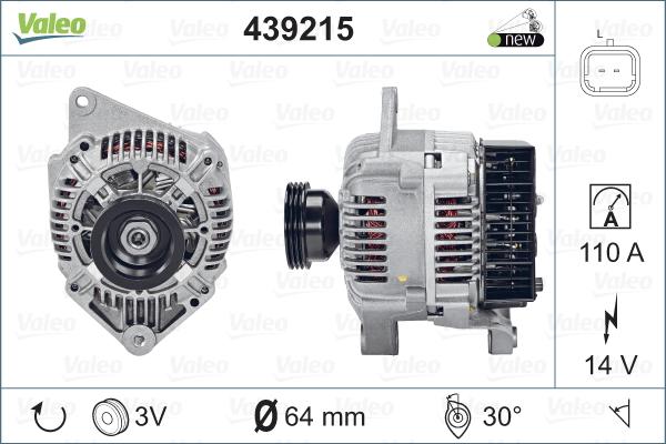 Valeo 439215 - Alternatore autozon.pro