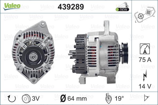 Valeo 439289 - Alternatore autozon.pro